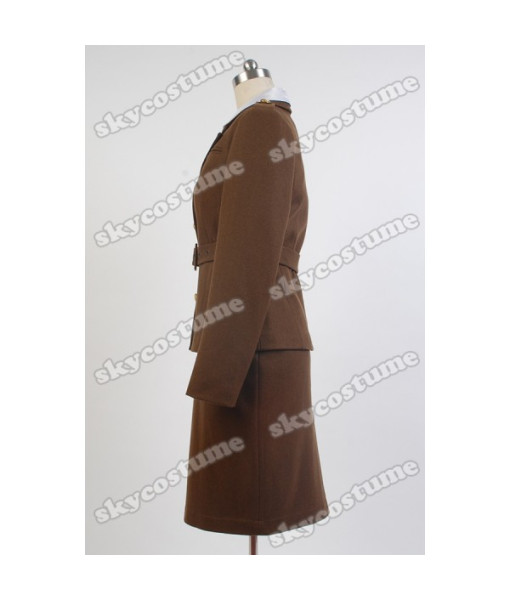 Captain America: The First Avenger Agent Peggy Carter Suit Cosplay Costume from Captain America