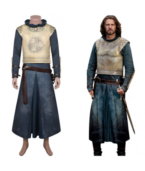 Men Medieval Human Soilder Amor Outfits Fantasy Halloween Stage Costume