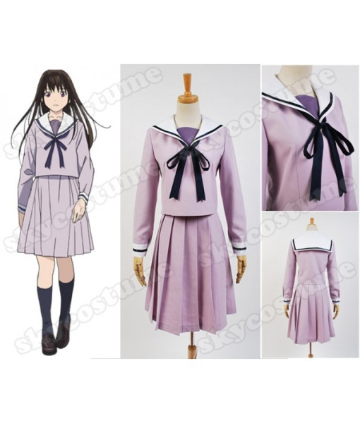 Noragami Stray God Hiyori Iki Sailor Dress Suit Uniform anime cosplay costume from Noragami