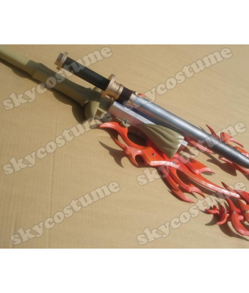 Final Fantasy XIII Noel Kreiss Two Blades Red Flames Sword Cosplay Prop from Final Fantasy