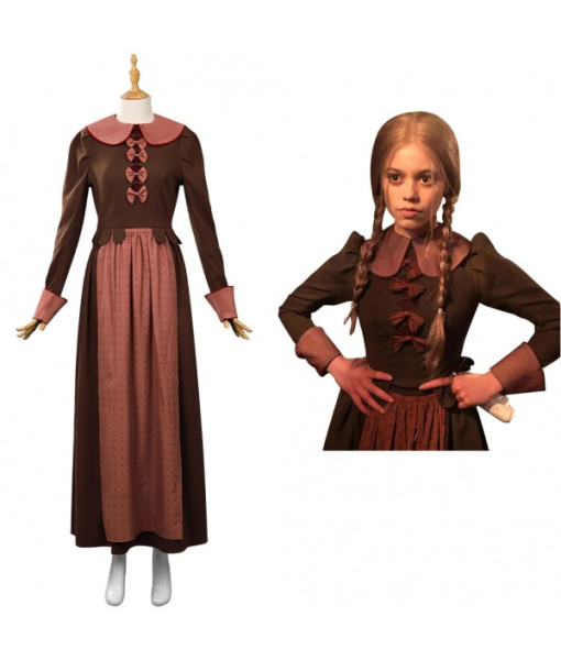 Goody Addams Wednesday Addams Dress Halloween Cosplay Costume