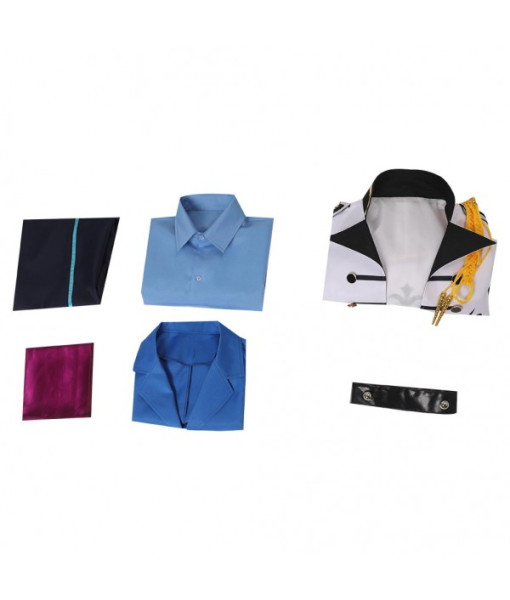 Men Fantasy Fairy Tale Handsome Prince Fullset Outfit Halloween Costume