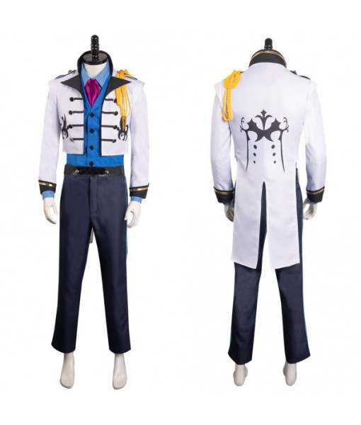Men Fantasy Fairy Tale Handsome Prince Fullset Outfit Halloween Costume
