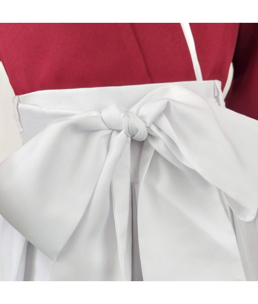 Men Kimono Red Japanese Traditional  Outfits Samurai Halloween Stage Costume