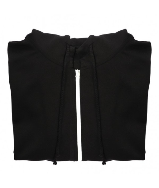 Men Black Jacket Red Sleeve Coat