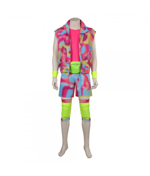 1970s Retro Colorul Outfit Men Halloween Costume