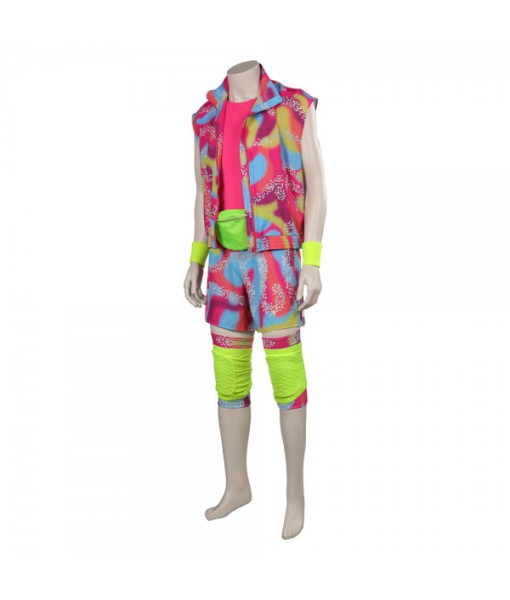 1970s Retro Colorul Outfit Men Halloween Costume