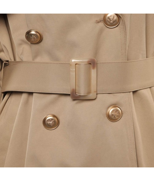 Women Khaki Short Coat Jacket Windbreaker Popular Style Outfit