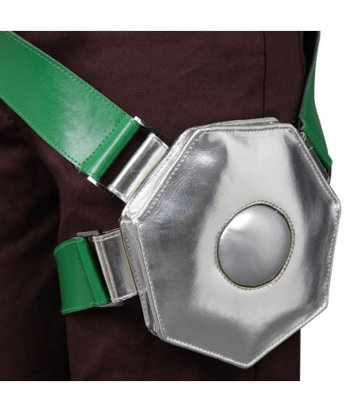 Women Jeans with Strap Belt Futuristic Style Halloween Costume