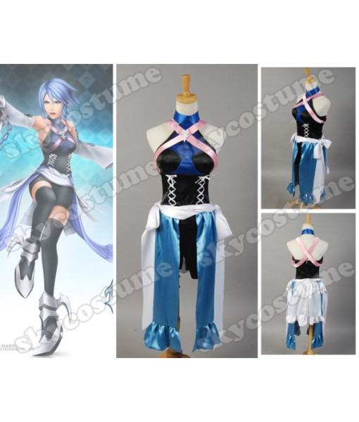 Kingdom Hearts Birth by Sleep Aqua Cosplay Costume from Kingdom Hearts