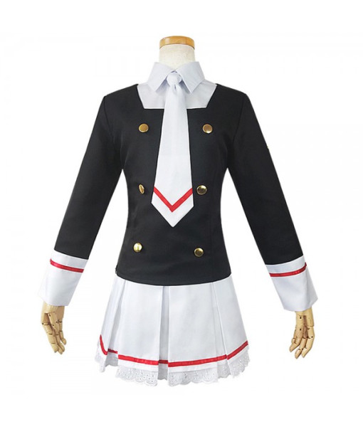 Kinomoto Sakura Cardcaptor Sakura Uniform Halloween Cosplay Costume