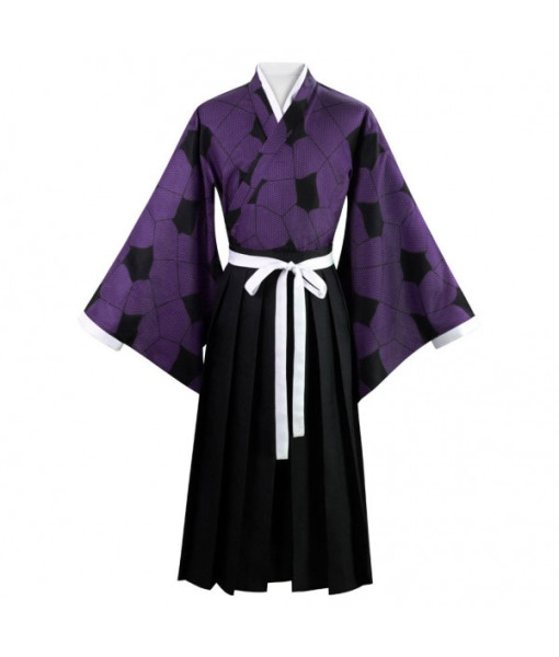 Adult Purple Kimono Japanese Outfit Halloween Costume