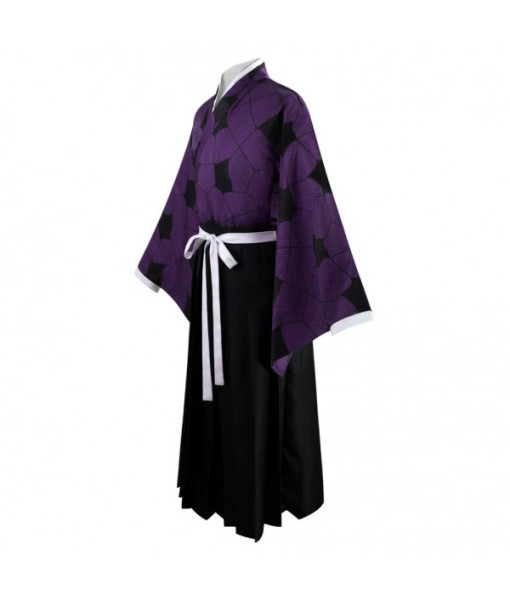 Adult Purple Kimono Japanese Outfit Halloween Costume