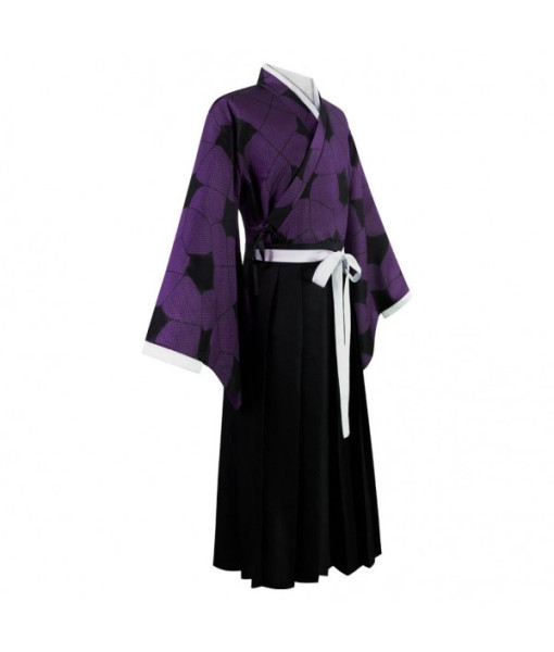 Adult Purple Kimono Japanese Outfit Halloween Costume
