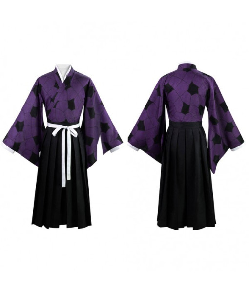 Adult Purple Kimono Japanese Outfit Halloween Costume