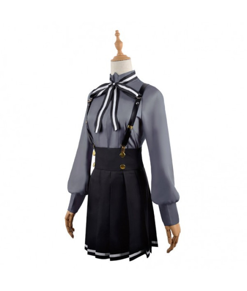 Women Black School Uniform Victorian Style JK Uniform Suit Halloween Costume