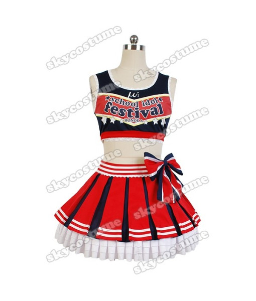 LoveLive! Honoka Kousaka Cheerleaders Uniform Cosplay Costume from LoveLive!