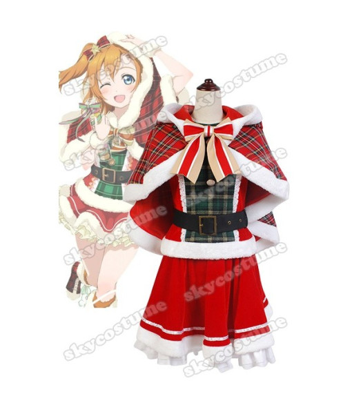 LoveLive! Honoka Kousaka Christmas Uniform Cosplay Costume from  LoveLive!