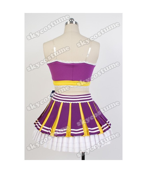 LoveLive! Nozomi Tojo Cheerleaders Uniform Cosplay  Costume 