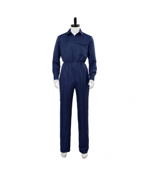 Men Navy Blue Onesie Horror Halloween Hot Sale Costume