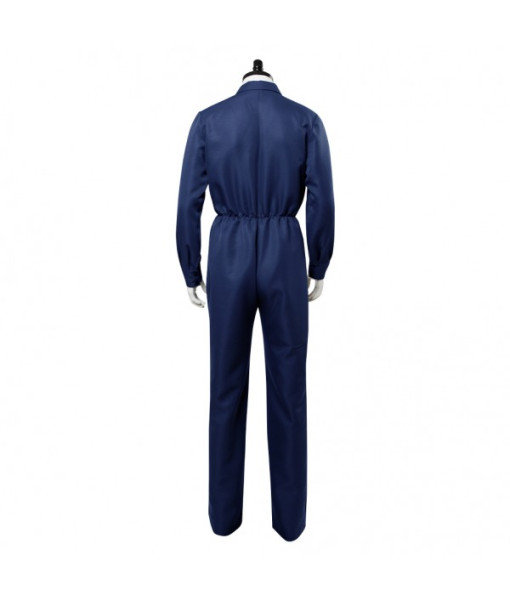Men Navy Blue Onesie Horror Halloween Hot Sale Costume