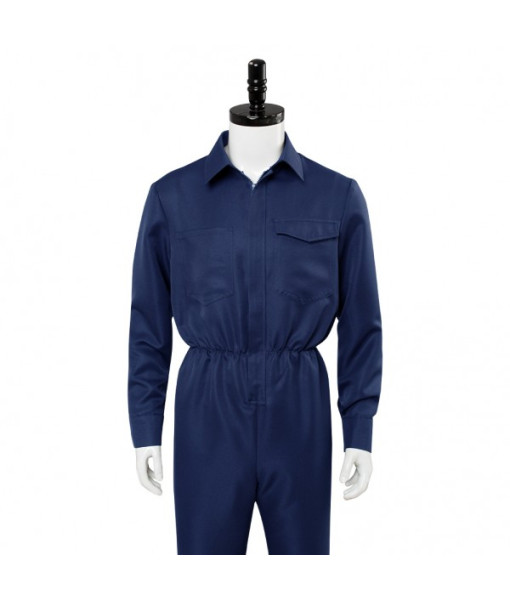 Men Navy Blue Onesie Horror Halloween Hot Sale Costume