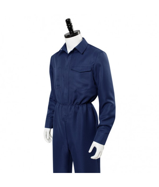 Men Navy Blue Onesie Horror Halloween Hot Sale Costume