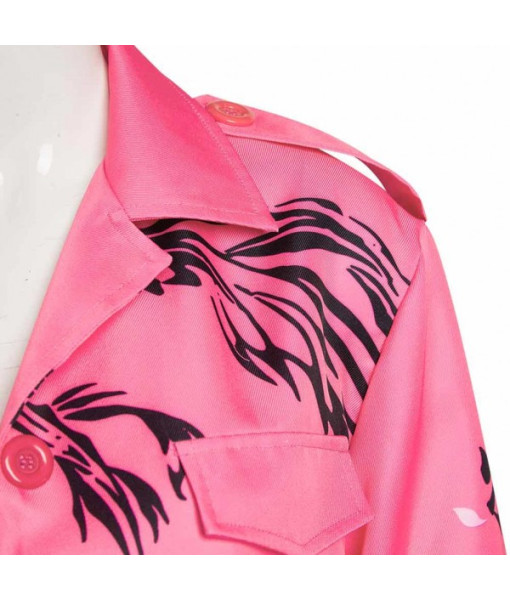 Women Pink Japanese Bakuzoku Uniform Motorcyle Gang Halloween Carnival Suit Costume