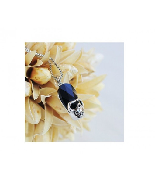 One Piece Pendant Skull Crystal Necklace from One Piece
