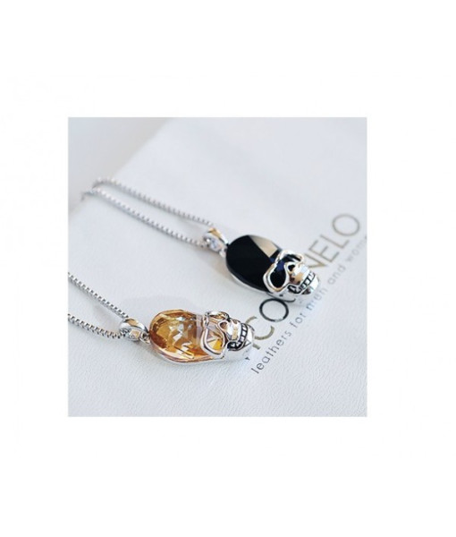 One Piece Pendant Skull Crystal Necklace from One Piece