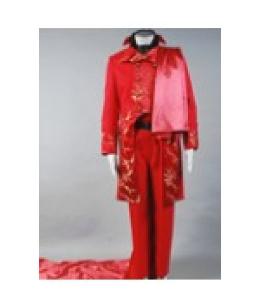 The Phantom of the Opera Masquerade Halloween Fancy red Suit Cosplay Costume from The Phantom of the Opera