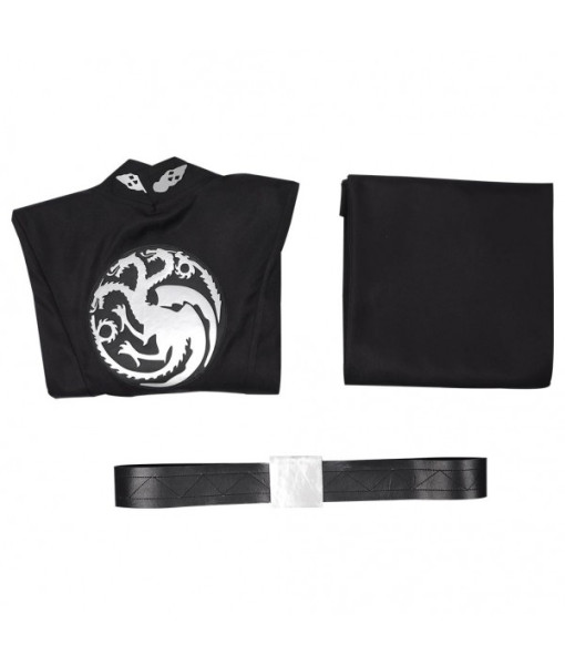 Men Medieval Fantasy Black Cloak Outfit Dragon King Halloween Costume