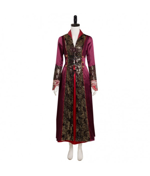 Women Medieval Fantasy Rose Gold Embroidery Palace Noble Princess Halloween Costume