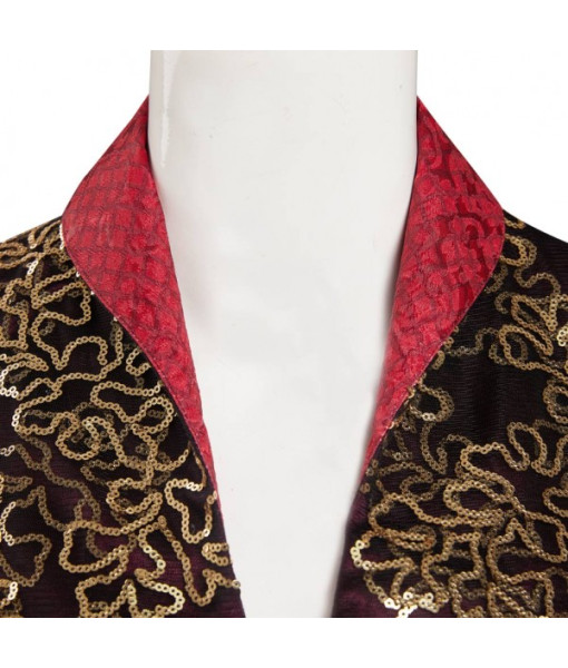 Women Medieval Fantasy Rose Gold Embroidery Palace Noble Princess Halloween Costume