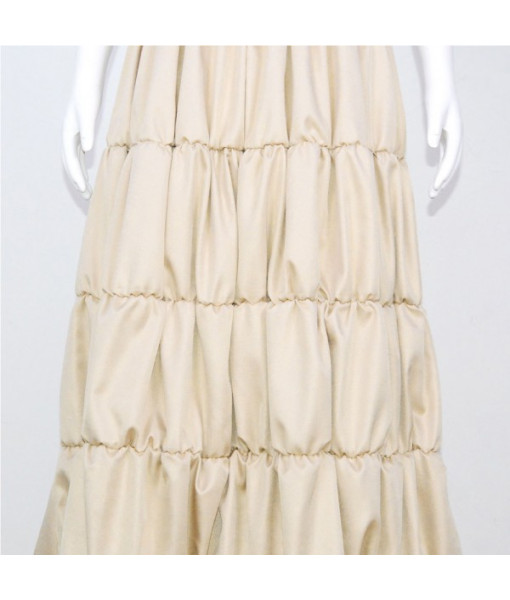 Women Renaissance Shoulder Long Dress Halloween Costume 
