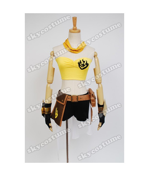 RWBY Yellow Trailer Yang Xiao Long Dress suit Cosplay Costume from RWBY
