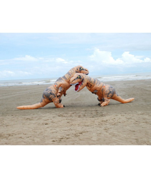 T-Rex Dinosaur Inflatable Outfit Funny Overalls Halloween Costume