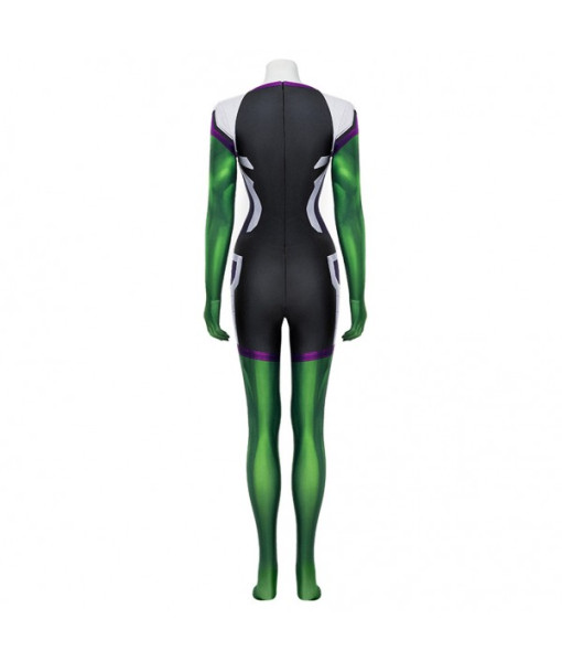 She-Hulk Jumpsuit Outfits Halloween Cosplay Costume
