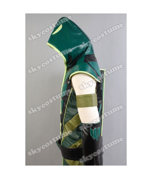 Smallville Justice League Green Arrow Hoodie Cosplay Costume from Smallville