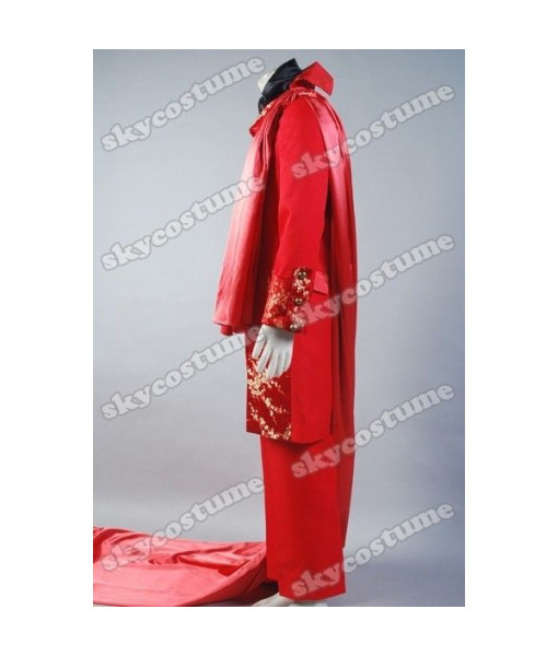 The Phantom of the Opera Masquerade Halloween Fancy red Suit Cosplay Costume from The Phantom of the Opera