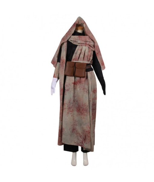 Women Medieval Fantasy Horror Cleric Halloween Costume