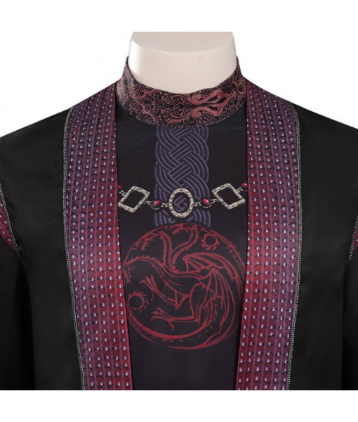 Viserys Targaryen House of the Dragon Patterned Cosplay Costume