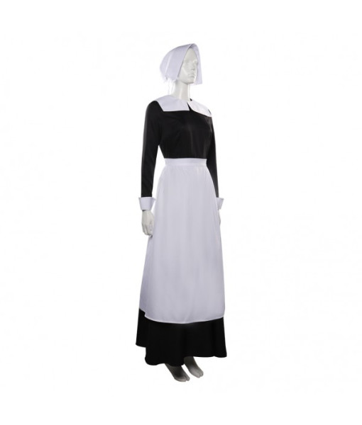 Wednesday Wednesday Addams Maid outfit Halloween Cosplay Costume