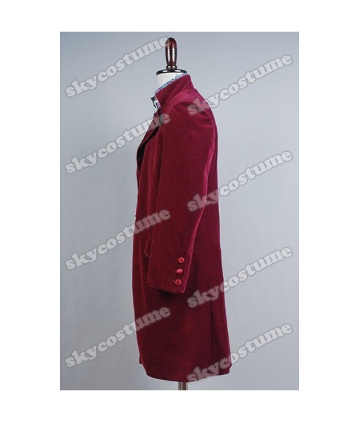 Willy Wonka Charlie and the Chocolate Factory Johnny Depp Jacket Coat Full Set Cosplay Costume