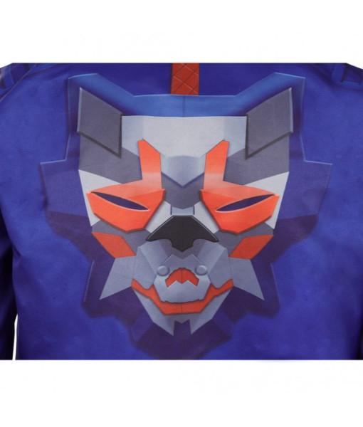 Men Dark Blue Jacket Futuristic Sci Fi Style Halloween Costume