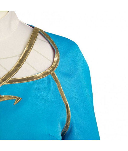 Women Blue Fantasy World Traveller Role Play Halloween Costume