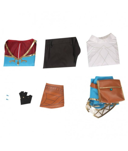 Women Blue Fantasy World Traveller Role Play Halloween Costume